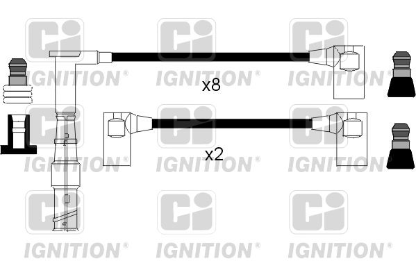 QUINTON HAZELL Комплект проводов зажигания XC1078